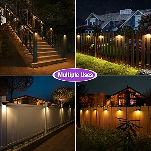 Luces Solares Para Vallas Aulanto, Color Blanco Cálido Y Mod
