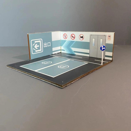 Estacionamiento A Escala 1:64, Construcción De Estilo B