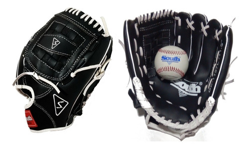 Oferta! Set Béisbol 2 Guantes Sint. De 11.5'' + Pelota 9''