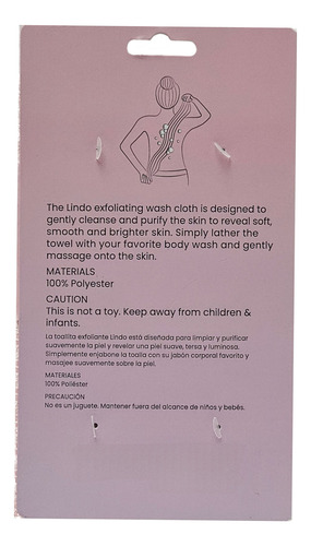Toalla Exfoliante Para Limpieza Del Cuerpo Set 2