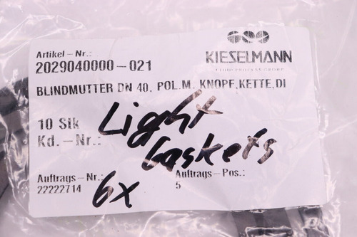 Kieselmann Blindmutter Dn 40 Pol M Knope Kette Di 202904 Jjc