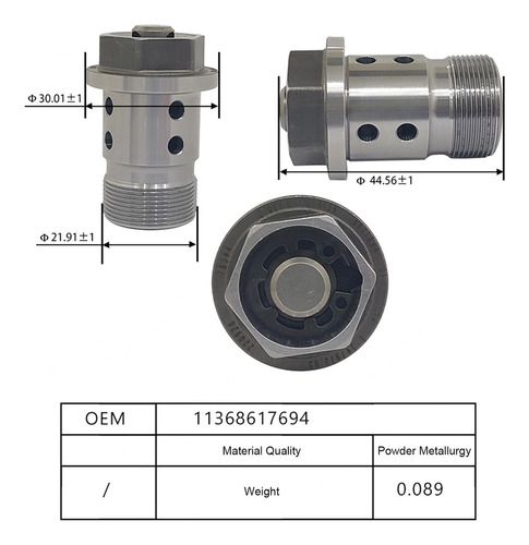 Válvula De Control De Aceite Vvt Para Bmw 11368617694