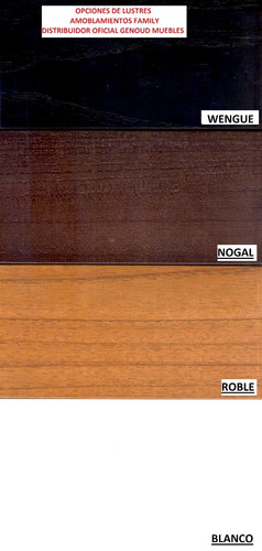 Cabecera Genoud 160 Amoblamientosfamily Distr Oficial 6 Ctas