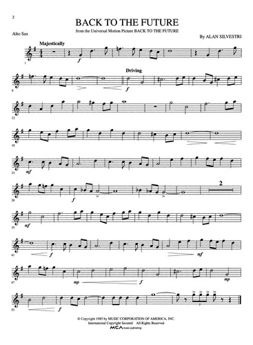 Temas Favoritos De Películas Para Saxofón Alto