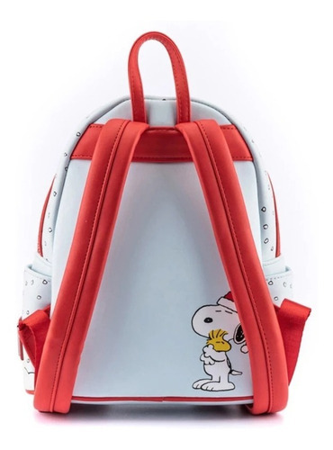 Loungefly Peanuts Gift Giving Snoopy Minibackpack Color Celeste