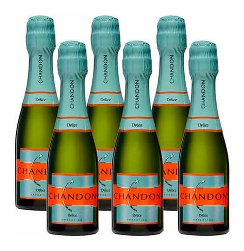 Champagne Chandon Delicé Dulce 187ml. Caja 6 Botellas Promo