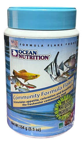 Alimento Comunitario Escamas 154gr Ocean Nutrition Acuario