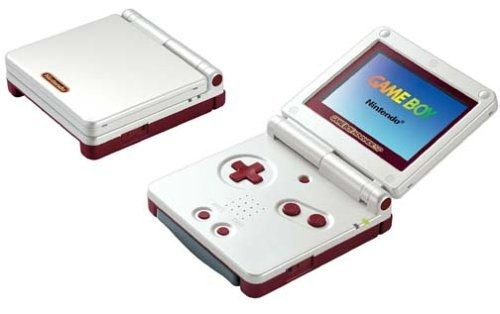 Nintendo Game Boy Advance SP Famicom Limited Edition color  blanco y rojo