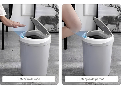 Lixeira Automática 12l Com Sensor Lk-2112