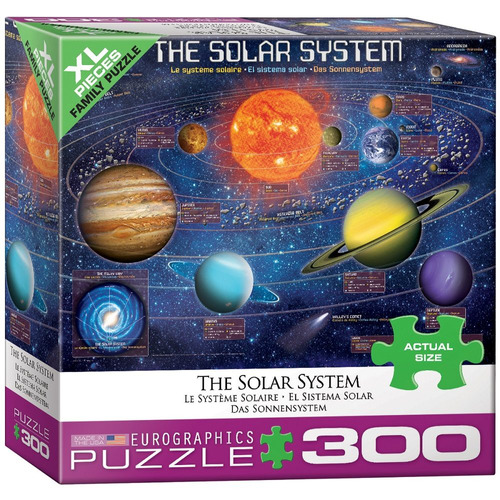 Rompecabezas Del Sistema Solar Ilustrado 300 Piezas