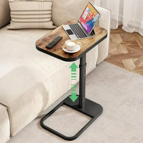 Mesa Auxiliar Ajustable Kitstorack Para Sofá Y Cama - Ideal