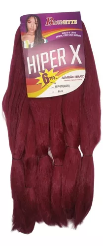 Jumbão Cabelo Jumbo Hiperx 400 Gramas Box Braids Trança Ombré MT2