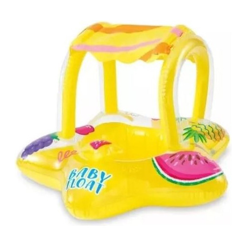 Boia Inflável Intex Para Bebê Fralda Com Cobertura Frutas