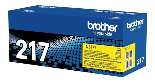 Toner Brother Tn-217y Yellow 2300 Paginas- Factura/boleta