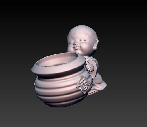 Maceta Baby Buda Armonia- Figura Plastica
