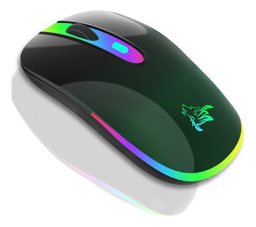 Hotlife Raton Bluetooth Inalambrico, Mouse Recargable Led Co