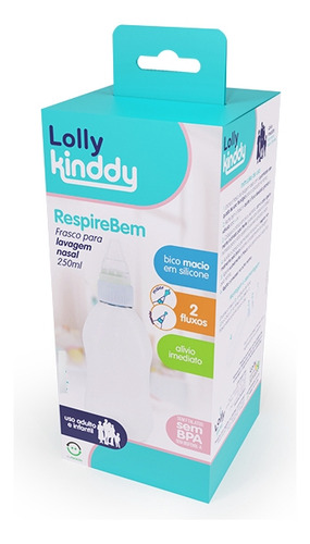 Frasco Higienizador Lavagem Nasal Infantil Adulto Lolly Cor Transparente
