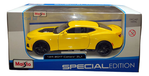 Maisto Special Edition 1:24 2017 Camaro Zl1 Amarelo