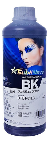 Tinta 1l Sublimática Inktec Sublinova Smart Dti Para Dx4 Dx5