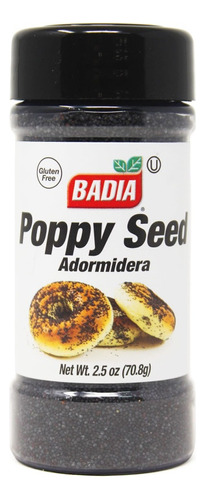Poppy Seed Marca Badia De 70.8 Gr. Semillas De Adormidera 
