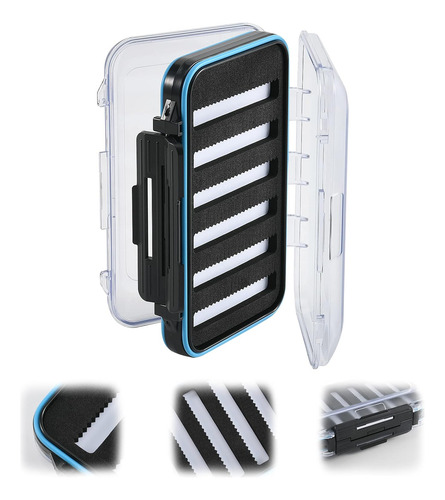 Caja De Pesca Con Mosca De Doble Cara Impermeable Para Apare
