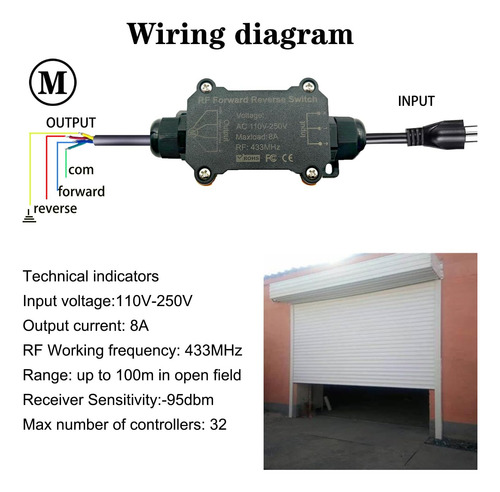 Interruptor De Control Remoto De Avance Y Retroceso Ac110v,i