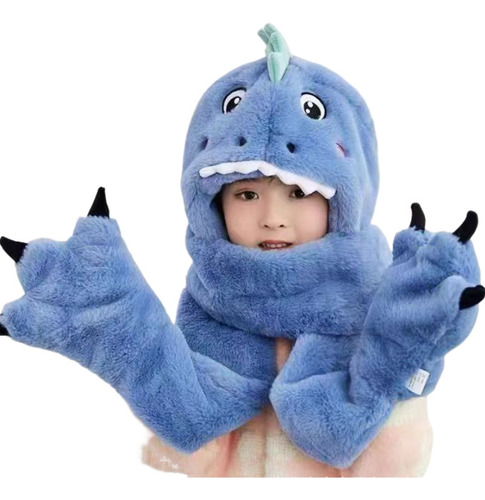 Gorro Infantil Guantes Bufanda Conjunto De Tres Piezas Ky