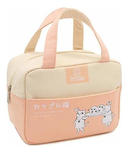 Elegantes Bolsos De Transporte Bento Lunch - Bolso Tote De 