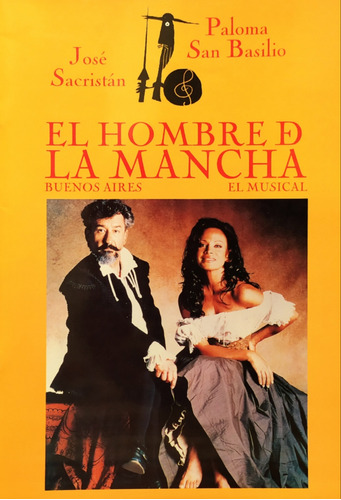 Programa De Lujo Del Musical El Hombre De La Mancha - Bs As