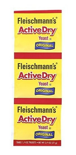 Levadura Activia Fleischmann's, 0.75 Oz (pack X4)