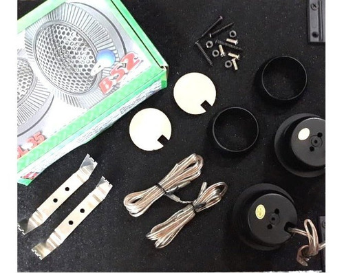Imagen 2 de 6 de Juego De Tweeters Domo Para Auto 180w Imán De Neodimio B52