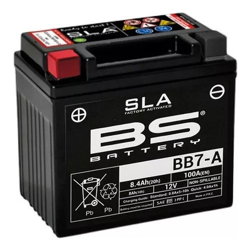 Bateria Suzuki Gn Zanella Cuatri Bb7-a Bs No Yuasa Delisio
