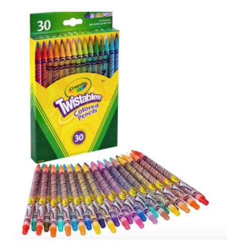 30 Colores Crayola Twistables Xtreme P