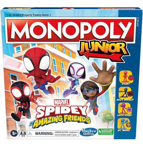 Hasbro Gaming Monopoly Junior: Marvel Spidey And His Amazing