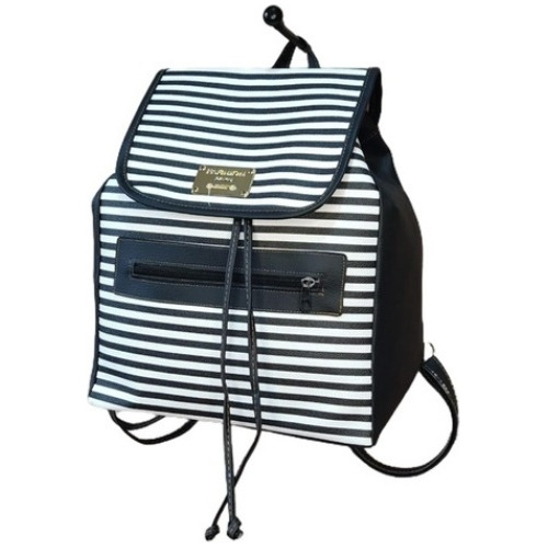 Mochila Feminina Média Estilo Saco Básica Cordão Fecho Imã