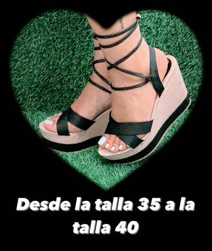 Sandalias Plataformas Para Damas, Marca Fanatica Shoes 