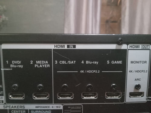 Denon Amplificador Avr-s540 Bt , 5.2 Canales, 4k , Bluetooth (Usado)