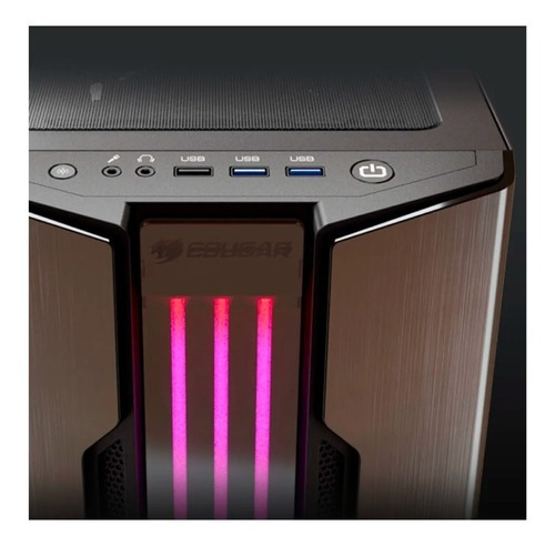 Gabinete de jogos Cougar Gemini S RGB Aurasync de torre média