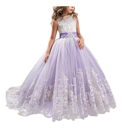 Vestido De Princesa For Boda Cumpleaños De Niñas