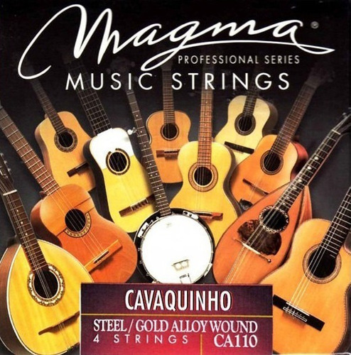 Encordado Cavaquinho Magma Ca110 Steel Gold Alloy