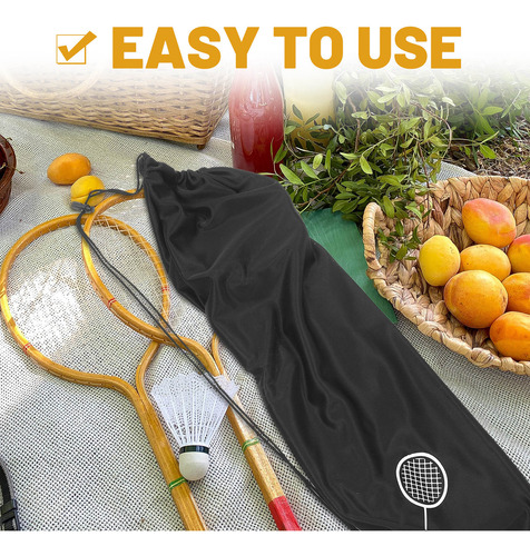 Raqueta Portátil De Bádminton, Pelusa, Raqueta, Bádminton Sp