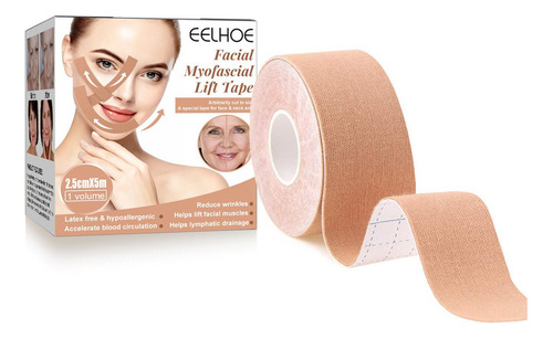 1 (2,5cm X 5m) Para Levantar Queixo, Rosto E Face,