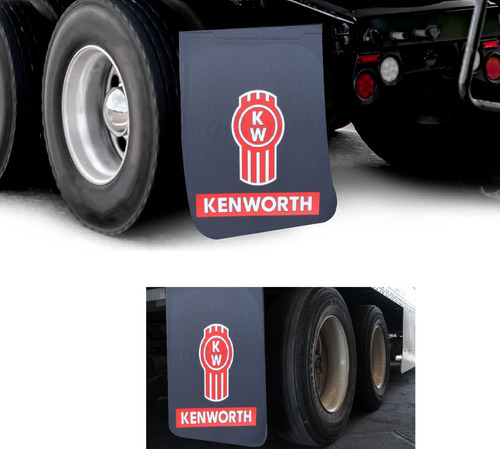 Loderas Para Camion Kenworth Negro 24x30 Pulgadas (par)