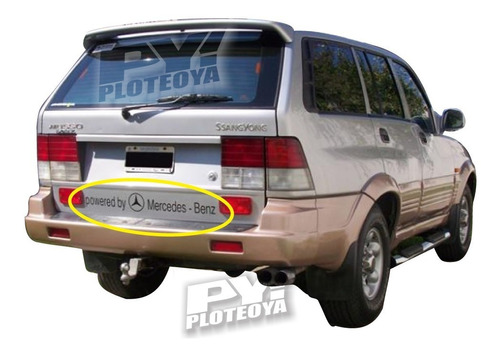 Calco Ssangyong Musso Powered By De Porton - Ploteoya