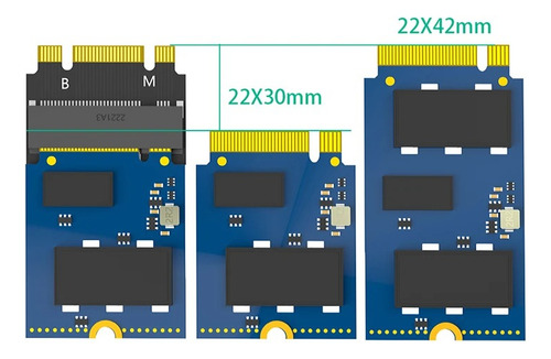 Adaptador M.2 Nvme A M2 Sata B+m Key 2230 A 2242 Thinkpad