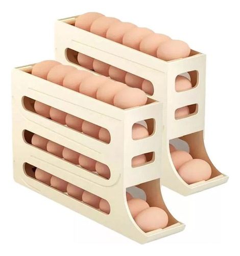 Bandeja Corrediza De 2 Pisos, Caja Automática Para Huevos