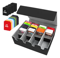 Comprar Caja De Almacenamiento De Tarjetas Qlouni Para Tarjetas Cole