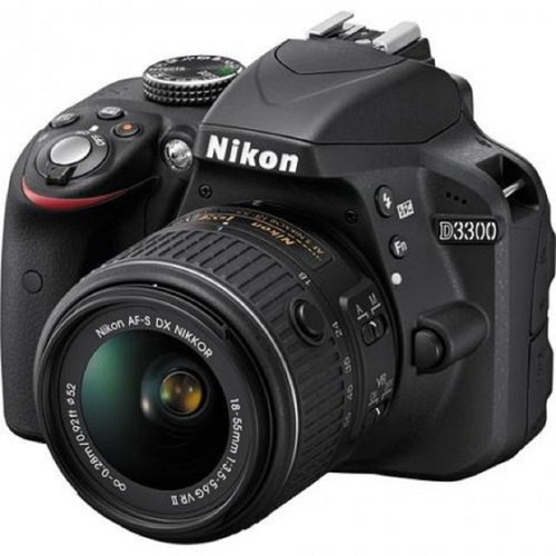 Câmera Nikon D3300 Af-p 18-55 Vr Kit Dx Nikkor Seminova
