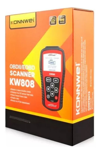 Escaner Scanner Auto Automotriz Obd2 Obdii Konnwei Kw808
