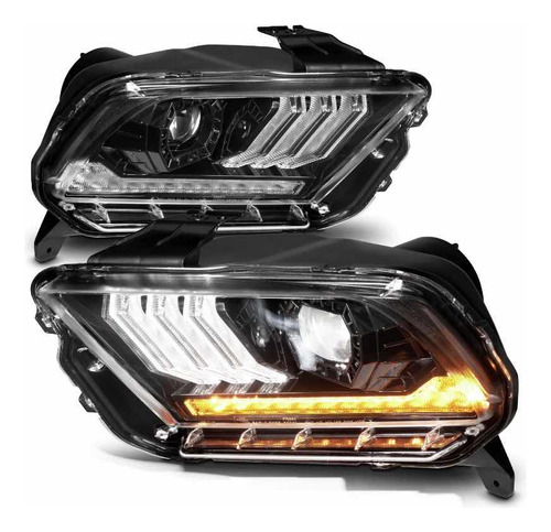 Faros Ultra Led Ford Mustang 2010 2011 2012 2013 2014 
